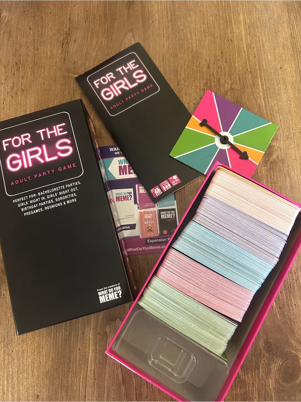 For The Girls Adult Party Game - Pastel Card Set
